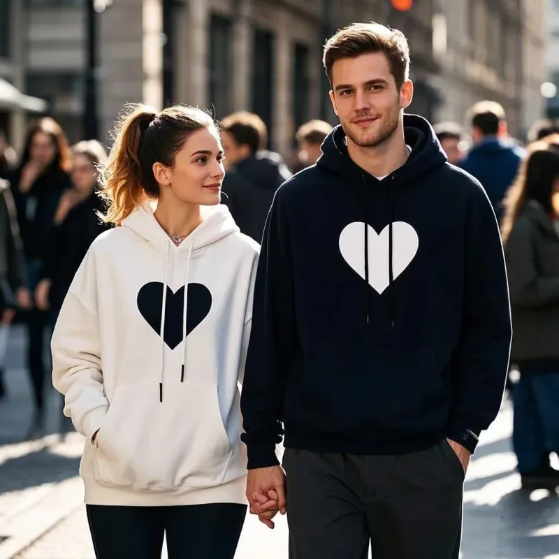 Customized Your Brand Logo DIY Design 600GSM Mens Hoodies High-quality Women Sweatshirt Solid Color Cotton Loose Streetwear