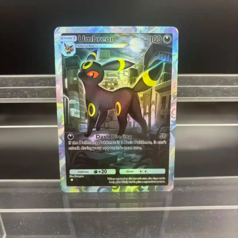 DIY POCKET Collection Cards Umbreon Espeon Jolteon ex Self Made Single Card Classic Game Anime Card Gift Toy
