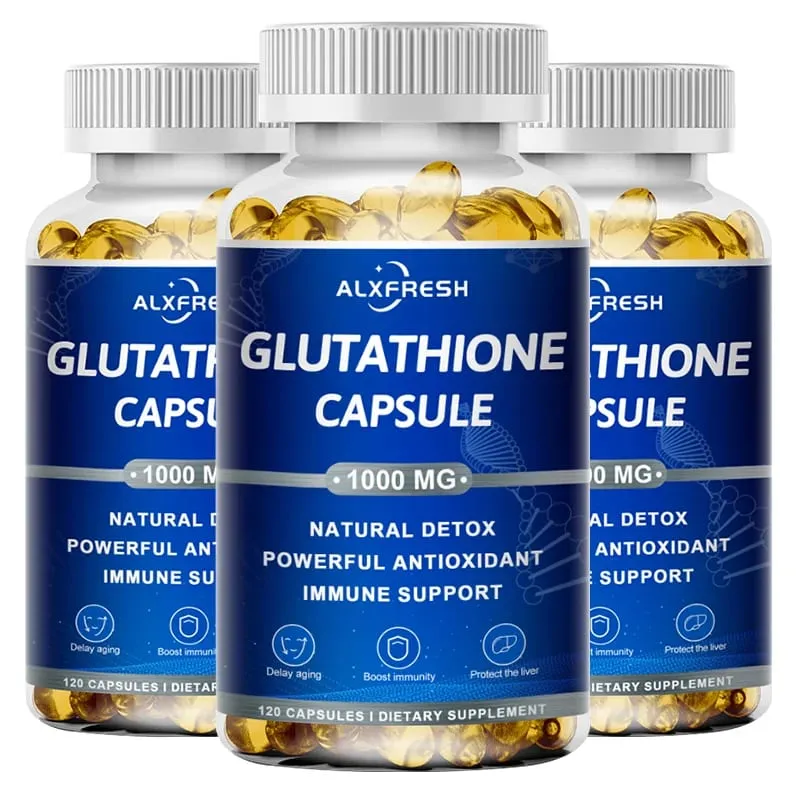 Liposomales Glutathion 1000 mg – Antioxidatives und immununterstützendes Nahrungsergänzungsmittel – Entgiftung und Leberunterstützung