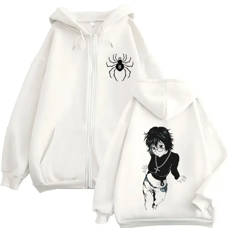 Anime Hunter X Hunter Shizuku Phantom Troupe Zipper Hoodies Men's Women Clothing Casual Zip Up Hooded Sweatshirts Jackets Coat