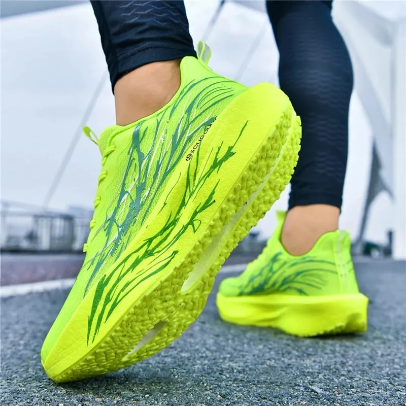 Casual Running Shoes Men Marathon Sports Carbon Board Breathable Lightweight Women's Comfortable Athletic Nonskid Sneakers 2026