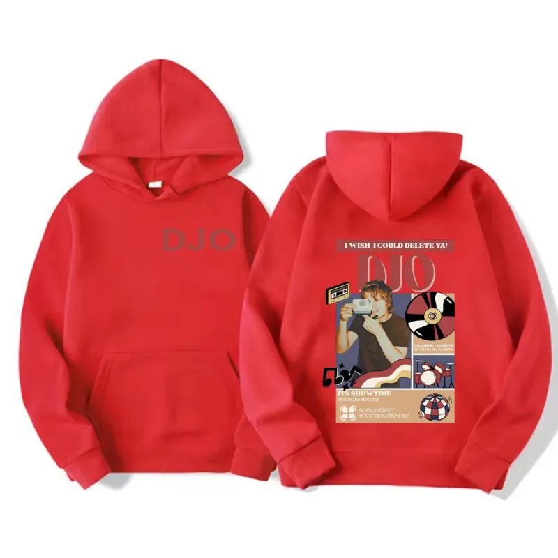 Djo Back on You Tour 2026 Music Concert Graphic Sweatshirt Joe Keery New Fans Gift Hoodie Men Women Retro Cozy Oversized Hoodies