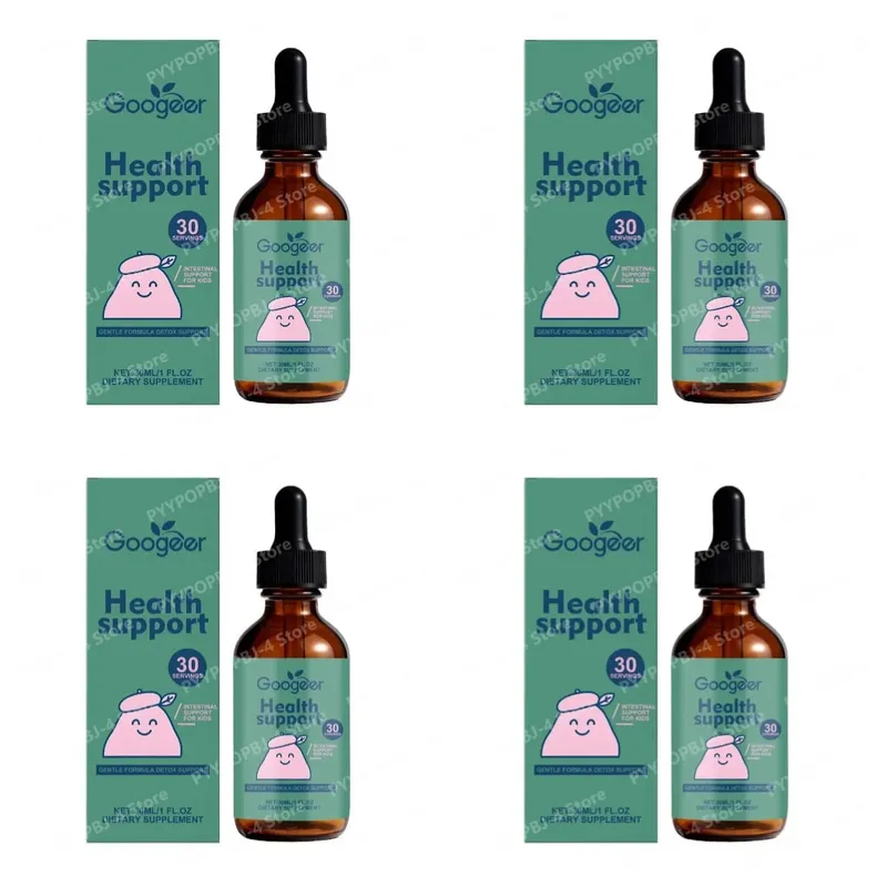 Googeer Kids Gut Health Drops Zeolite Vitamin B12 300mcg Methylcobalamin D3 Gentle Detox Immune Support 30 Servings 30ml