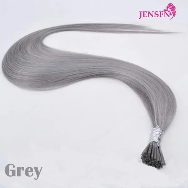 I Tip Color Hair Extensions 0.5g/Strand Remy Fusion 100% Human Hair Keratin Capsule Purple Blue Pink For Women