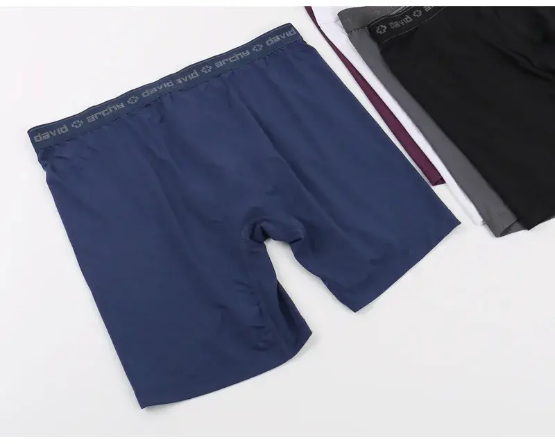 David Archy 3 Pack Mens Underwear Boxer Briefs Basic MicroModal Soft Breathable Mens Dual Pouch Boxers Quick Dry Sports Fitness