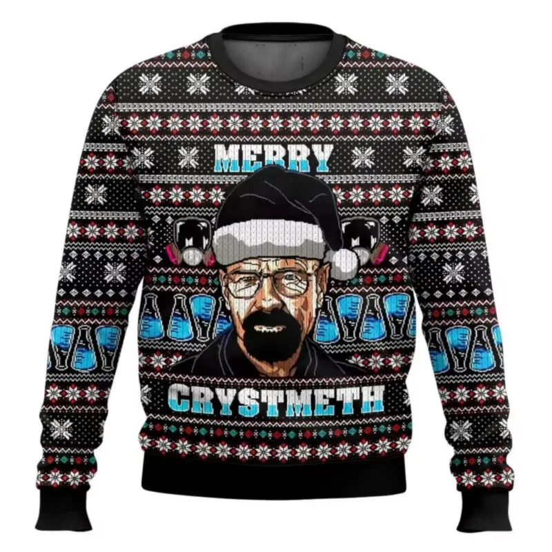 Let Him Cook Breaking Bad Movie 2026 New Christmas Happy Fashion Cartoon Men and Women Street Hip Hop Couple Sweatshirt