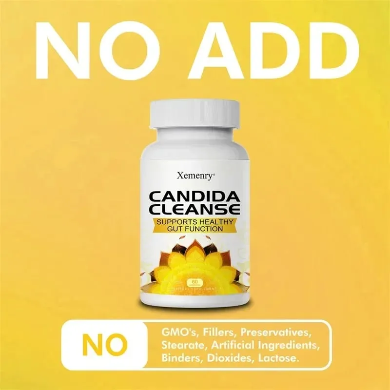 Candida Cleanse – Fördert die Darmreinigung und Entgiftung, verbessert die Verdauung und lindert Verstopfung und Blähungen