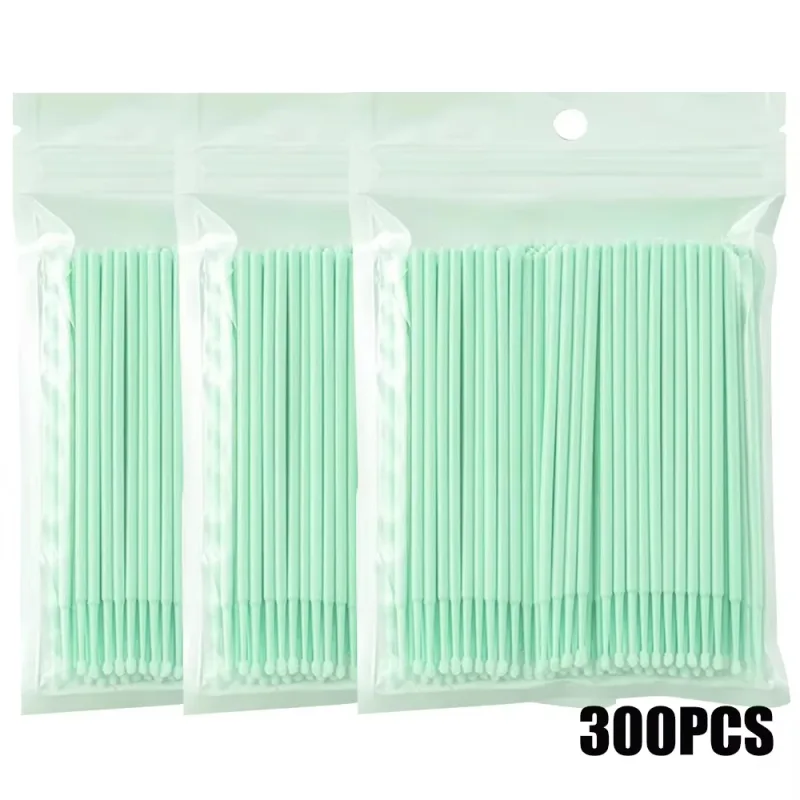 300/2000pcs MicroBrush Eyelash Cleaning Brush Lash Extension Individua Tools For Eyelashes Removing Swab Micro Makeup Brushes