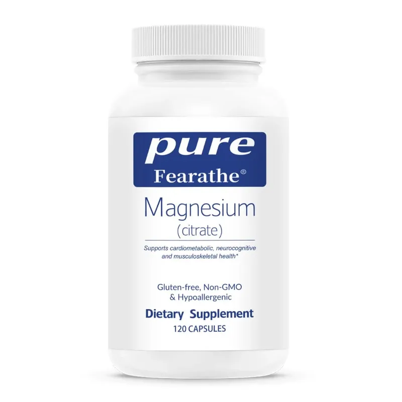 Magnesium Citrate Capsules Support Daily Muscle Nerve Bone Heart Sleep & Metabolic Wellness Assist Body Relaxation