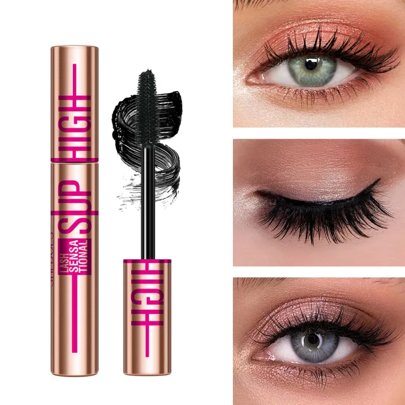 Thin and thick mascara durable waterproof natural eye makeup curling eyelashes