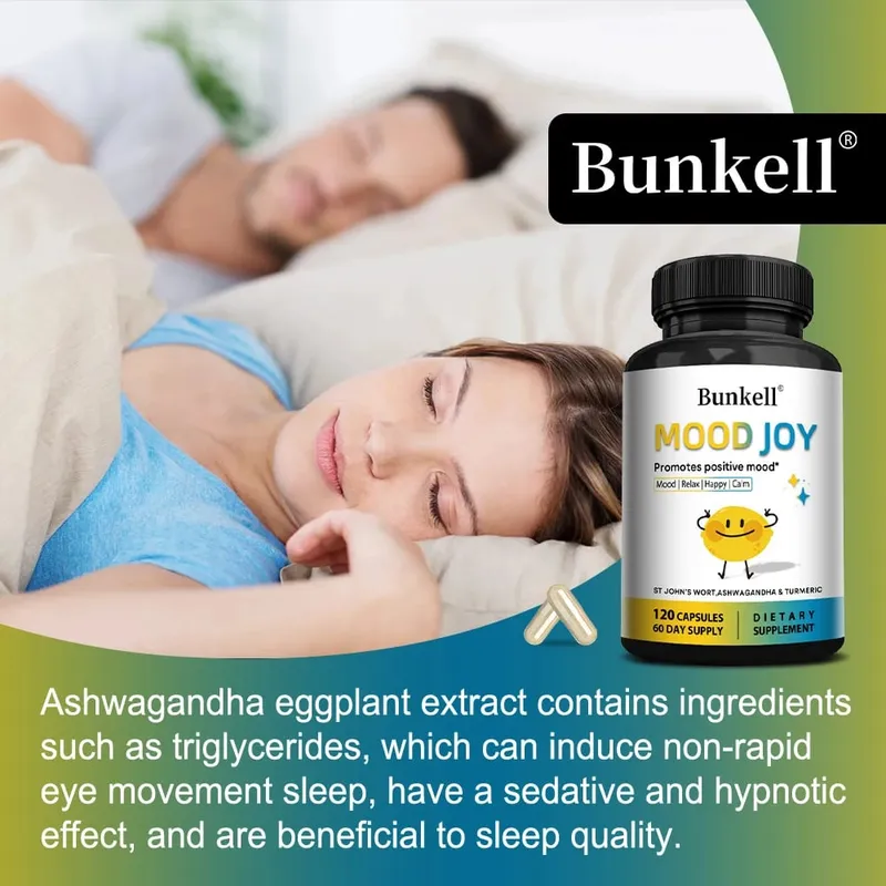 St. John's Wort Complex with Ashwagandha & Turmeric - Mood Stress Relief Calm Relaxation Mental Health & Sleep Support — image 4
