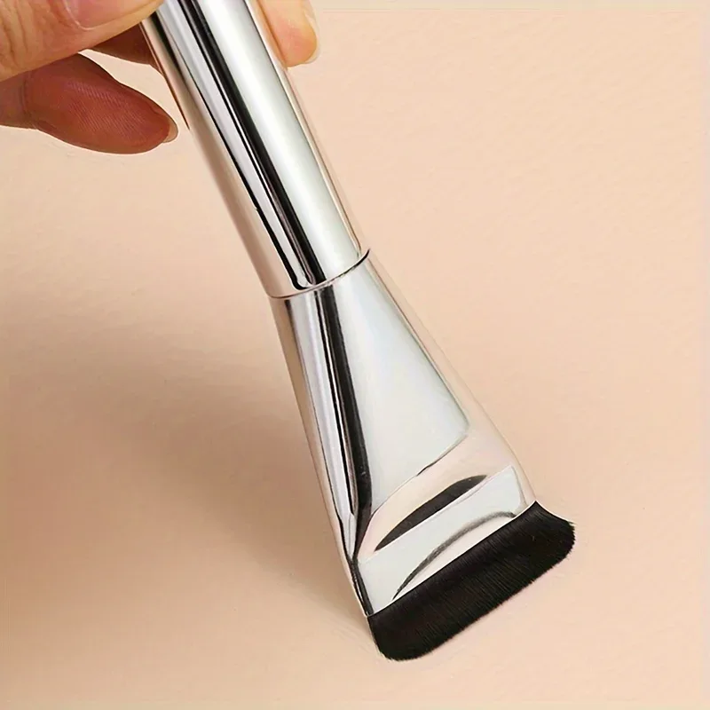 Multi-Use Ultra Thin Foundation Brush Lightweight Face Contour Brush Flat Contour Brush Blending Foundation Cream Makeup Brushes — image 5