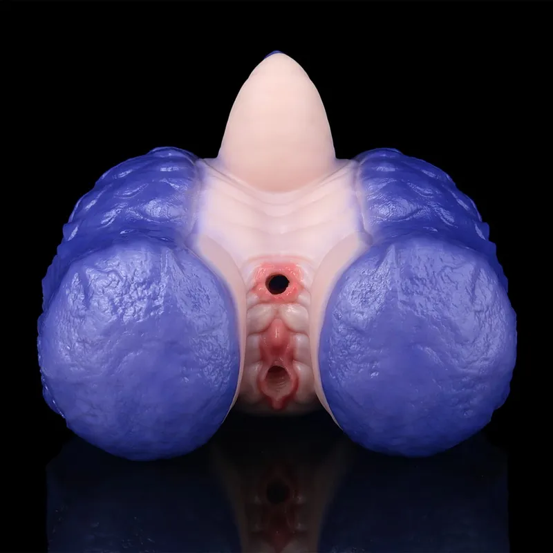8kg Furry Torso Ass Sex Toy Silicone Male Masturbator Dual Channel Anal Vaginal Stroker Realistic Anthro Butt Toy Sex Toys