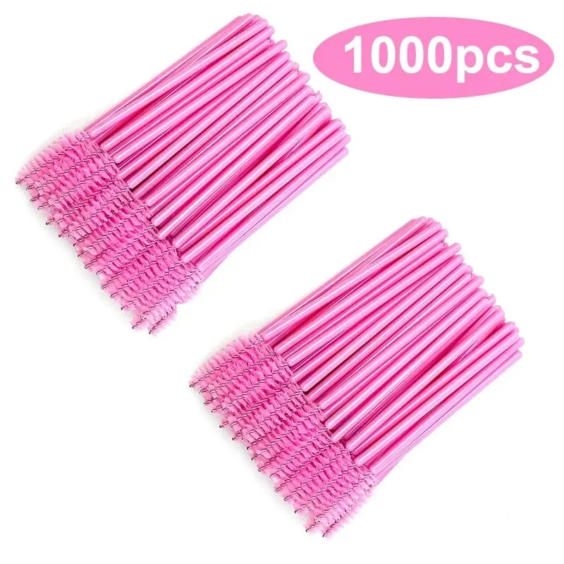 Wholesale 50/1000/2000pcs Spoolies Brush Mascara Wands Wholesale Eyebrow Lash Cleaning Brushes Applicator Makeup Tools Eyelash — image 12