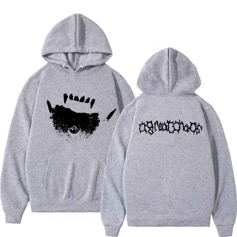 Ken Carson AGC Actual Hate Teen X Vamp Hoodie Harajuku Fashion Trend Y2K Sweatshirts Men Women Chaos Opium Merch Hoodie