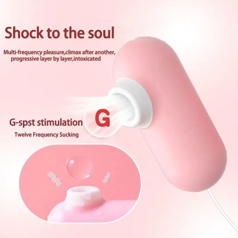 Portable Vagina Ball Sucking Vibrating Love Egg Massager Clitoral Nipple Stimulation Quick Orgasm Sex Toys For Women Adult Goods