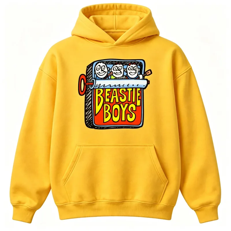 Beastie Boys Hip Hop Music Vintage Design Men's Hoodie Autumn Winter Casual Women's Hooded Sweatshirt Unisex Cotton Coat Top