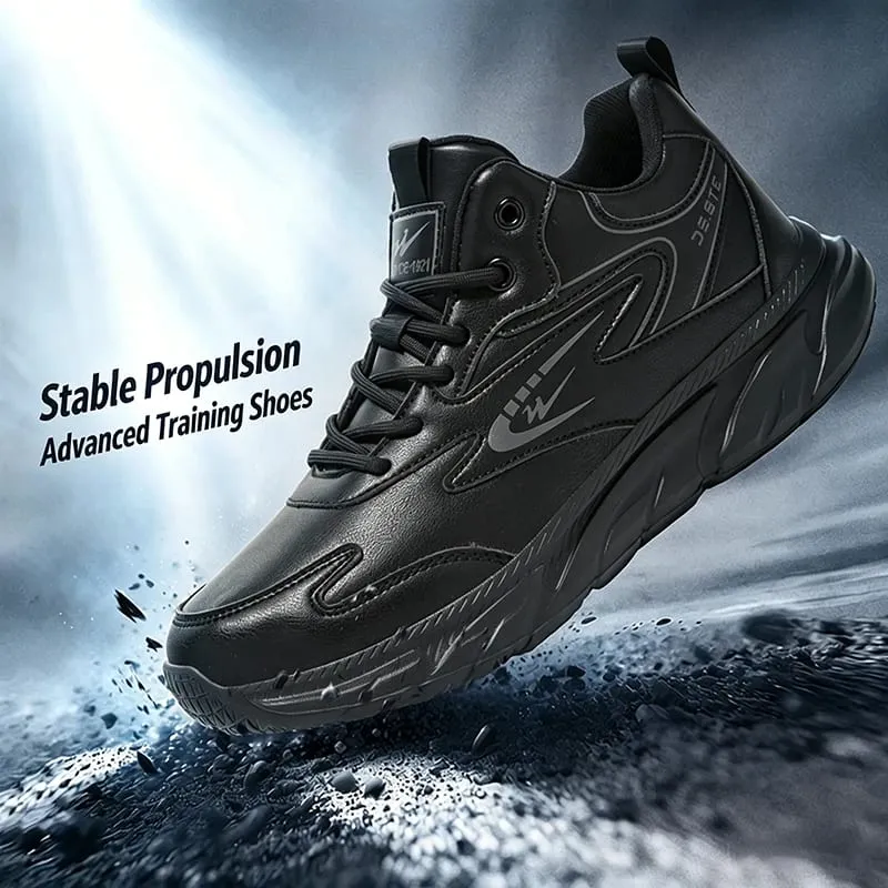 Double Star Men Sneakers 2026 New Fashion Casual Shoes Water Resistant Leather Upper Running Walking Shoes Anti Slip Lightweight — image 6