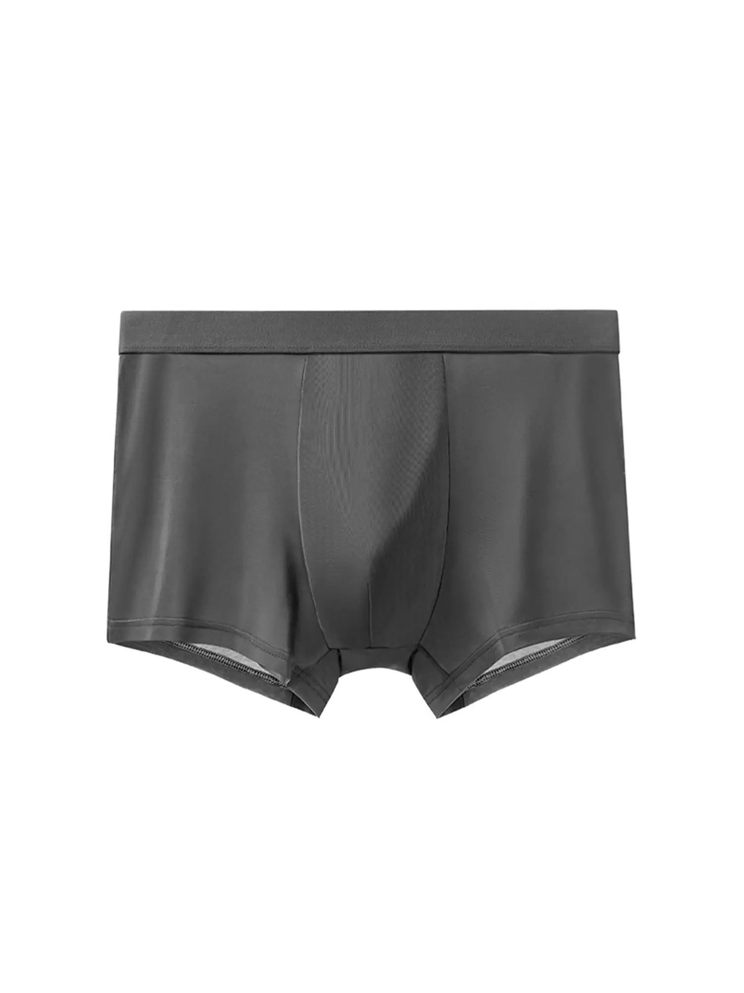 4pcs Luxury Summer Smooth Cool Satin-like Men's Boxer Shorts Underpants Breathable Crotch Male Underwear Panties Boxer Brifes