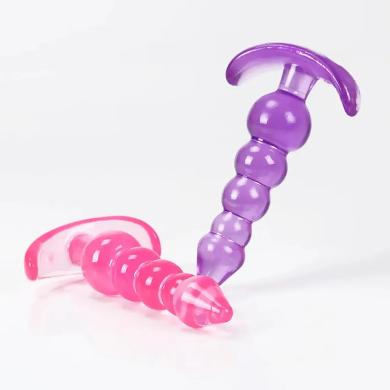 Silicone Anal Plug Butt Plugs Sex Toys for Women Men Gay Anal Beads Prostate Massager Dilator Trainer Anus Stimulation Adult 18+