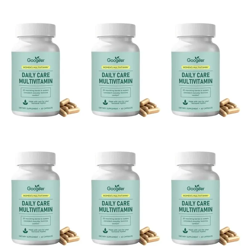 Women's Multivitamin Capsules with Inositol Minerals & Herbal Blend for Daily Nutrition Support and Energy Vitality 60 Count