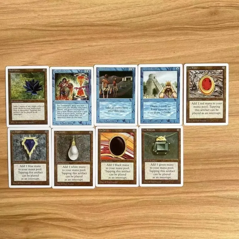 216 Pcs Black Core Cards P9 Dual Land Fetch Land Shock Lands Proxy Cards