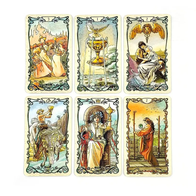New Tarot Cards A 78 Oracle English Visions Divination Edition Borad Playing Games Family Leisure Gathering Card Games