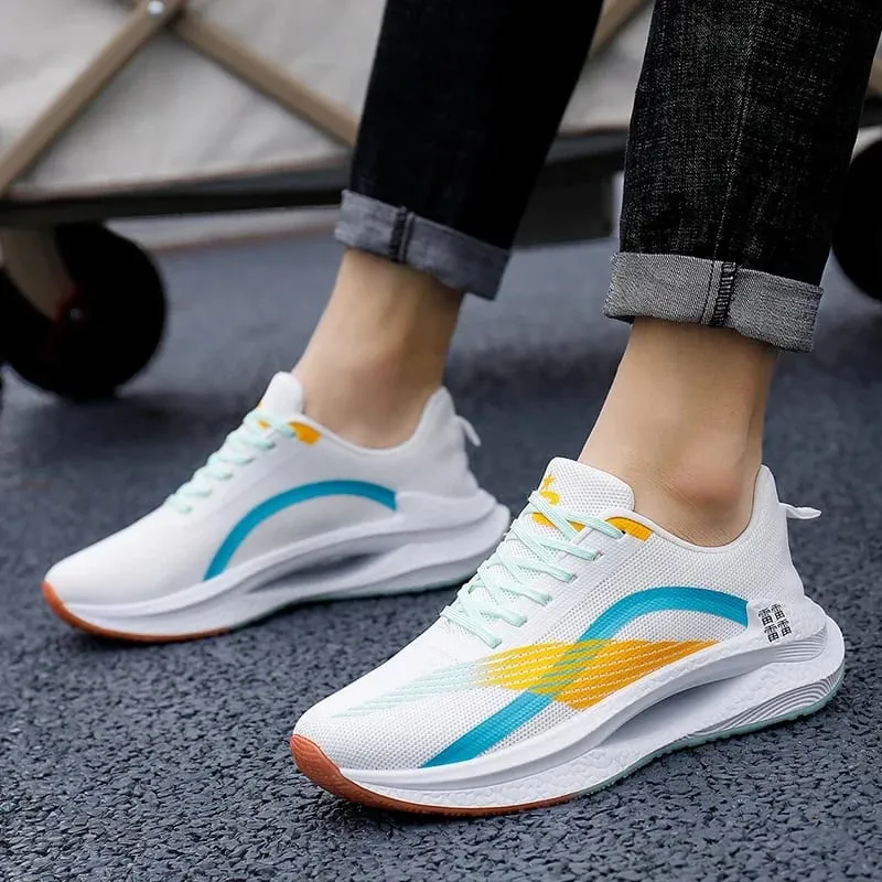Lightweight Running Shoes Unisex Sneakers Breathable Mesh Casual Sports Shoes Men Women Outdoor Walk Tennis Footwear Size 36-45