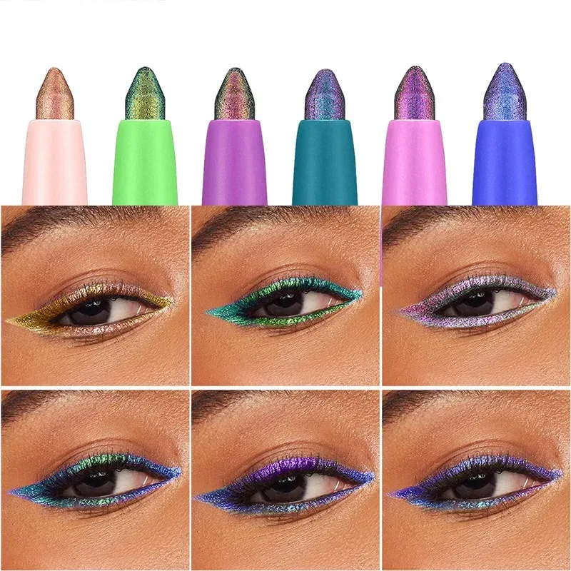 Chameleon Eyeliner Stick Pen Glitter Eyes Shadow Waterproof Shimmer Eye Liner Pen Shiny High-gloss Cosmetics Beauty Make Up