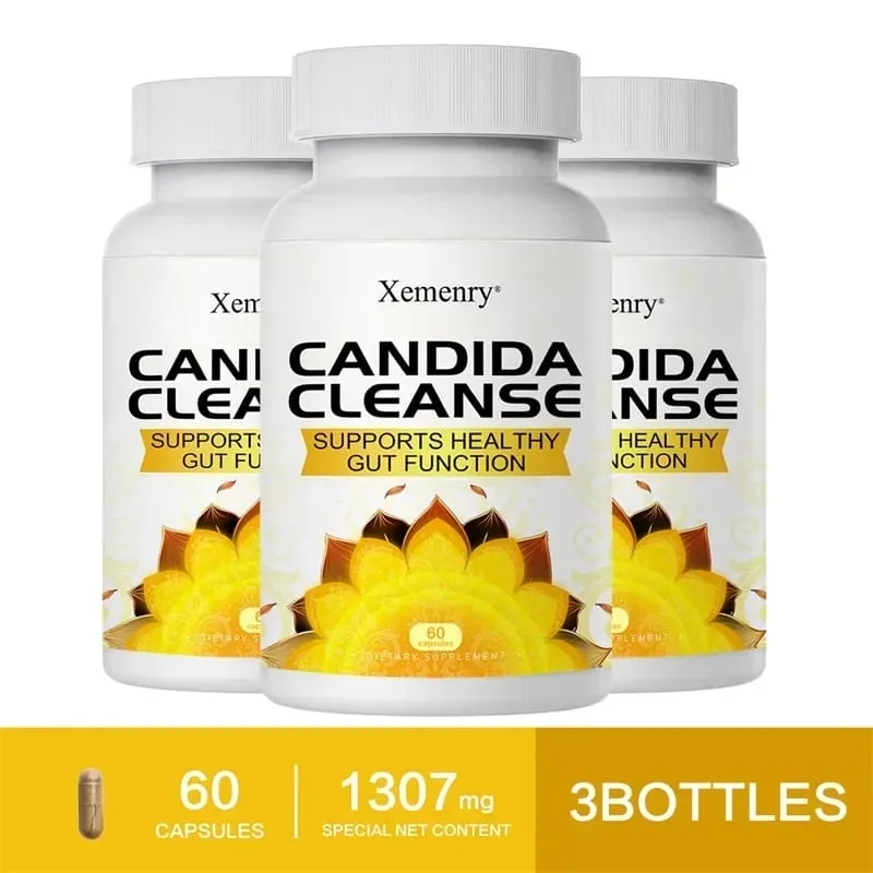 Candida Cleanse – Fördert die Darmreinigung und Entgiftung, verbessert die Verdauung und lindert Verstopfung und Blähungen