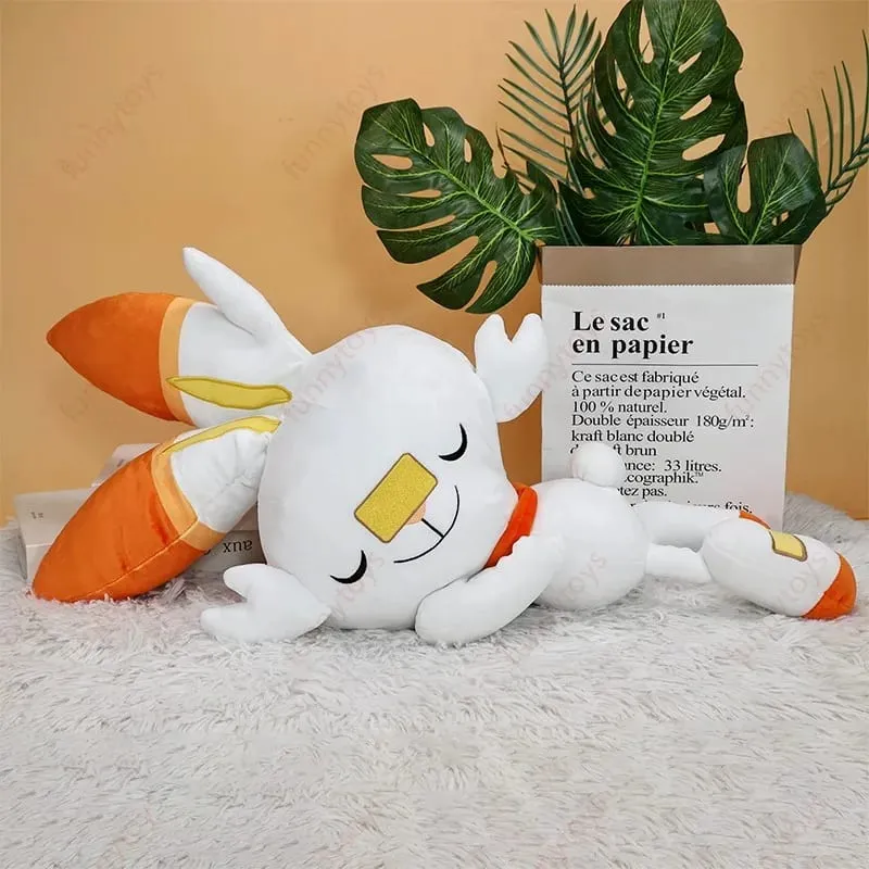 Pokémon Plush Sleeping Position Pillow Leafeon Espeon Sylveon Furret Cubone Scorbunny Bulbasaur Squirtle Soft Stuffed Cushion