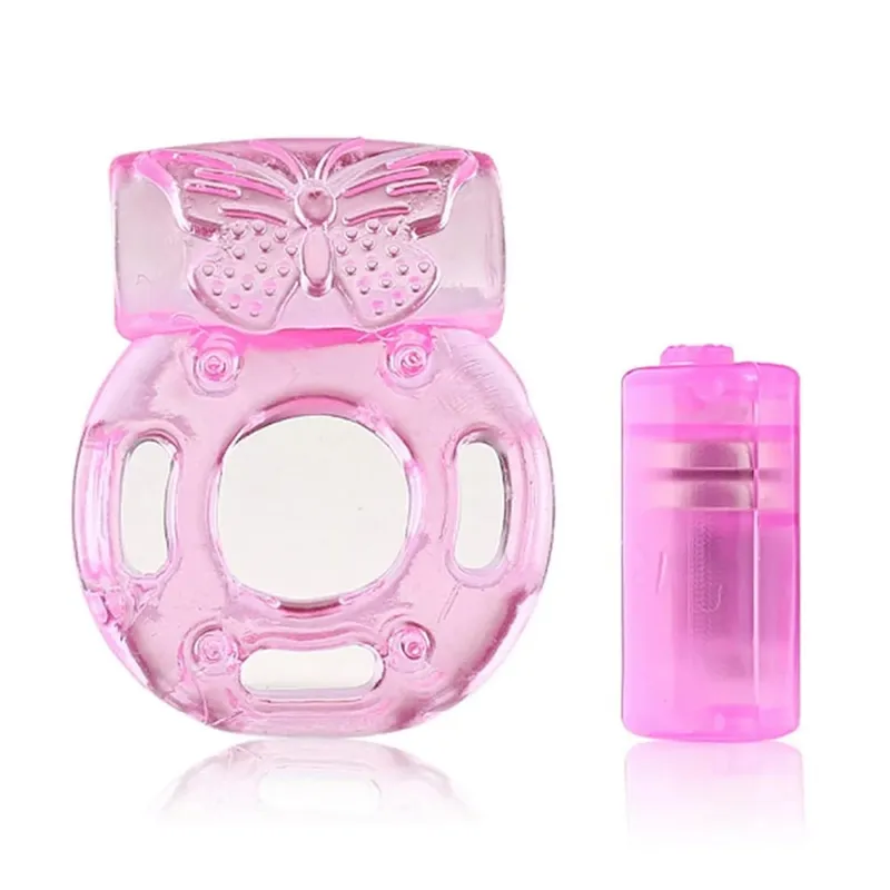 Vibrating Clitoral Stimulator Strong Penis Erect Cock Ring Cage Erection Enhance Sex Ability Product Sex Toys For Men Couple