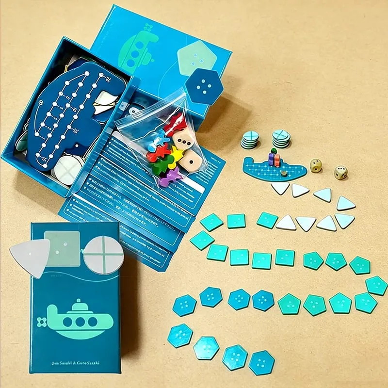 Deep Sea Adventure Board Game Card Game Family Party Entertainment Interactive Toys Gift for Children Funny English Game