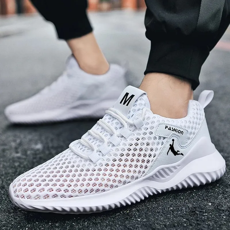 Homem branco sapatos baratos tamanho grande 46 tênis de corrida unisex malha respirável sapatos esportivos dos homens trianers zapatillas correndo hombre