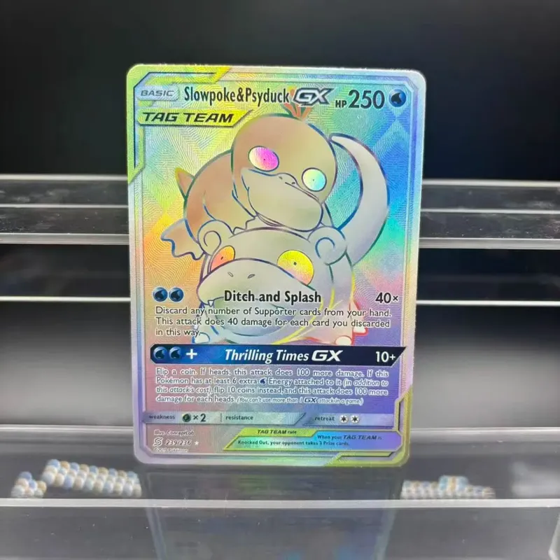 DIY Collection Cards Zekrom Umbreon Espeon Mewtwo GX EN Self Made Single Card Classic Game Anime Card Gift Toy