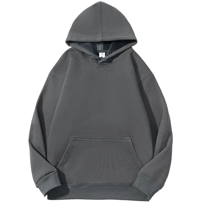 Customize Your Brand Logo Autumn Winter Mens Hoodies High-quality Heavy Weight Cotton Sweatshirt DIY Team Clothing Customization