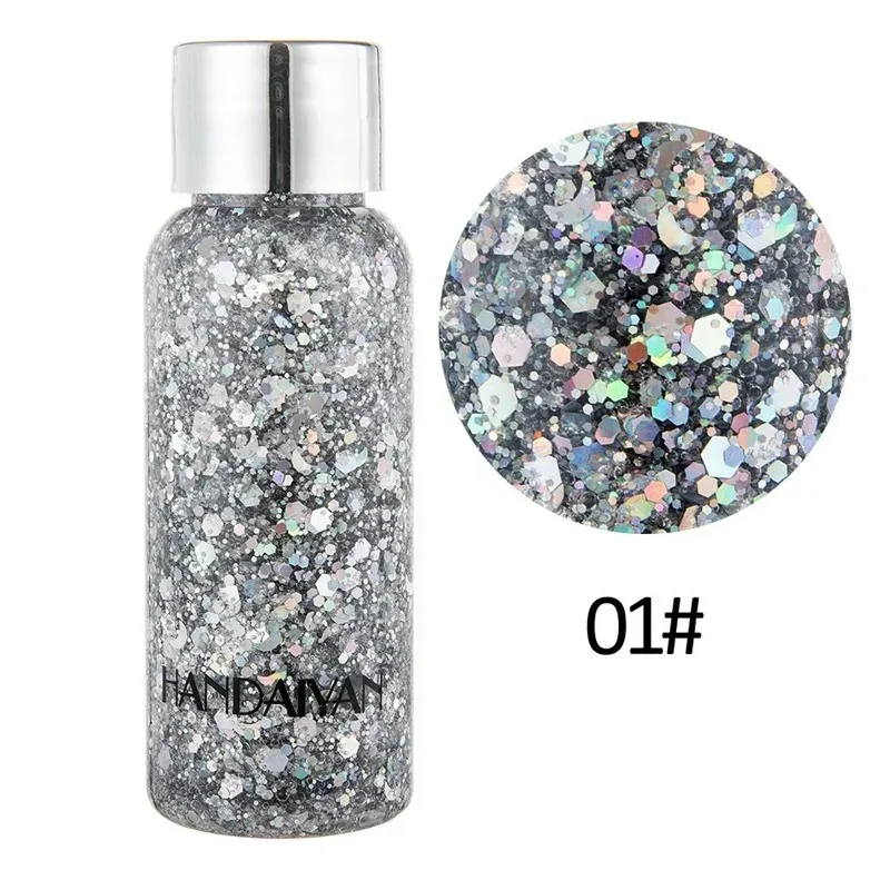 Eye Glitter Body Face Glitter Gel Art Waterproof High Gloss Shine Glitter Multifunctional Makeup Painting Brighten Stage Makeup