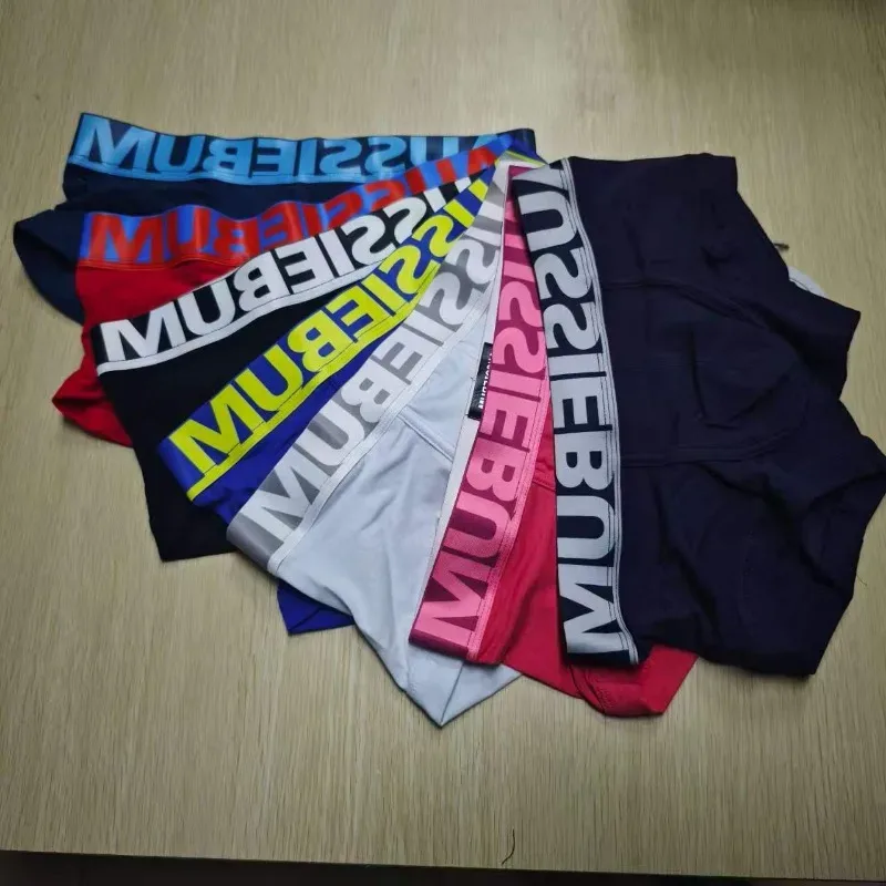 2026 Fashion Men's Cross-border Europe, America, Simple Fashion Men's Classic briefs Cotton Sweat-absorbing AUM-360