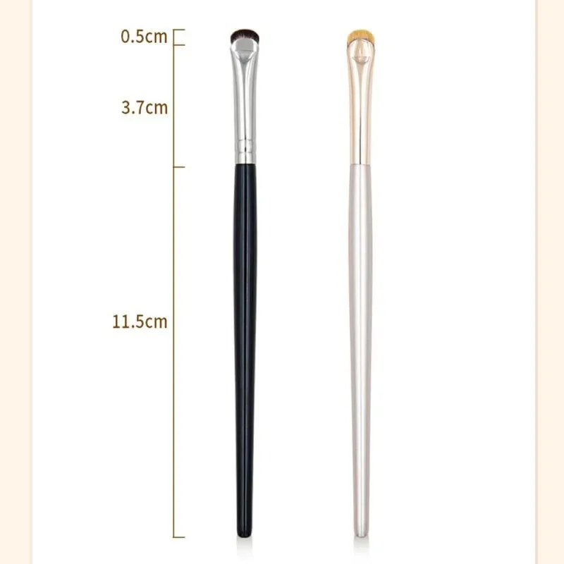 2pcs 곡선 아이 라이너 메이크업 브러쉬 정밀 소프트 아이 섀도우 얼룩 도구 정밀 눈을위한 날카로운 얇은 작은 눈 화장품 브러쉬