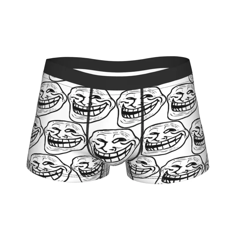 怒りコミック Trollfac トランクおかしいアニメポーチ下着ホット販売パターンボクサーブリーフ快適な男性パンツプラスサイズ