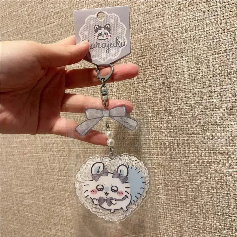 Jiikawa surrounding Harajuku limited acrylic keychain pendant Hachi Usaki cartoon backpack pendant