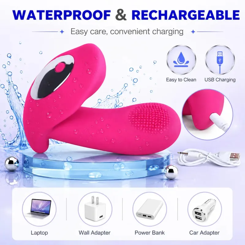Wearable Panties Dildo Vibrators for Women G-spot Clitoris Stimulator Vaginal Massager Vibrating Egg Adult Sex Toys for Women