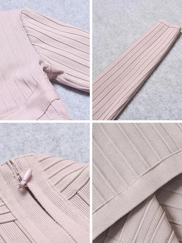 Szexi piros pólyás ruha 2023-as meztelen garbós hosszú ujjú irodai Bodycon ruha Cross Criss női Midi Vestidos Maxi XL