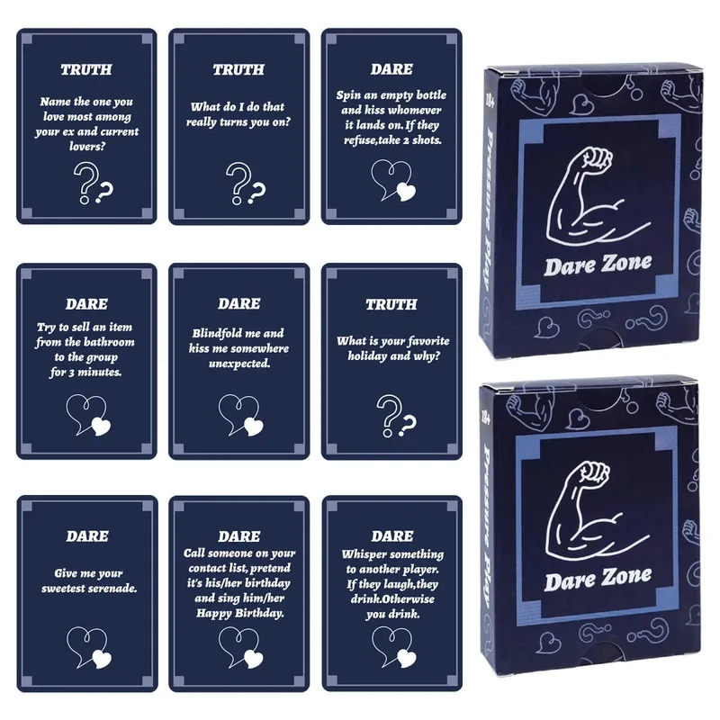 50Pcs Party Game Cards for Adults Group Icebreaker Questions Cards Friends Party Gathering Team Building Interactive Game Props