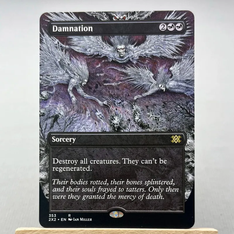 AFR 2X2 KHM HOLO9-002 Tcg Proxy Cards Smothering Tithe Bloom Tender City of Brass Damnation City of Brass City of Brass