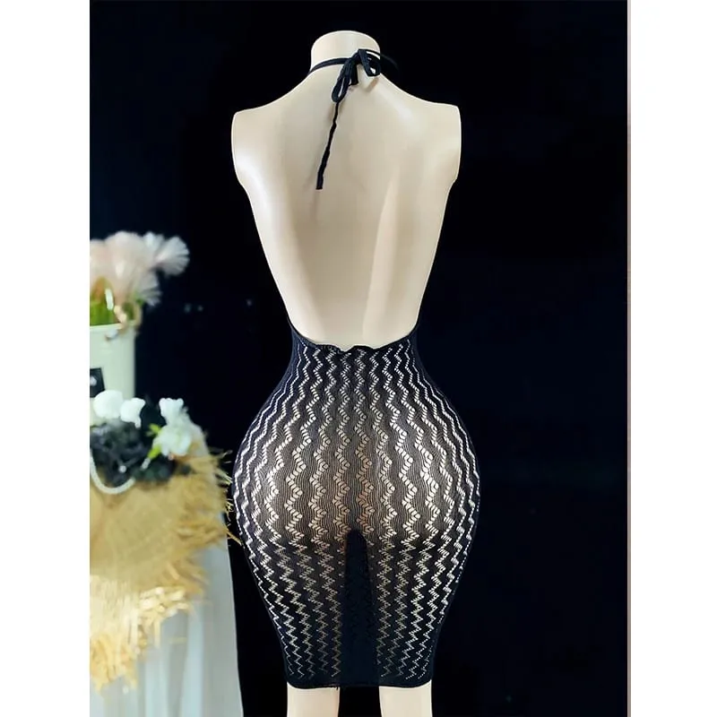 Mesh Beach Cover Up Jurk Vrouwen hol Sheer Visnet Bodycon Jurk Sexy Muziek Festival Rave Outfit Badmode Coverups