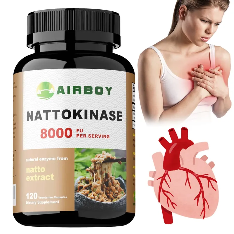 Nattokinase - Beauty and Skin Care Promotes Blood Circulation Maintains Blood Pressure Balance Supports Heart Health