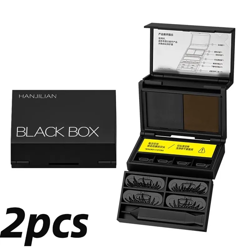 3 σε 1 Lower Eyelash Stamp Eyeliner & Mole 3s Fast Application Φυσικό φορητό σετ μακιγιάζ ματιών που δεν γλιστράει