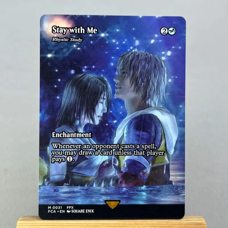 FIN FCA FIC HOLO14-Ⅰ02 Tcg Proxy Cards Vivi Ornitier Summon Bahamut Rhystic Study Y'shtola Night's Blessed