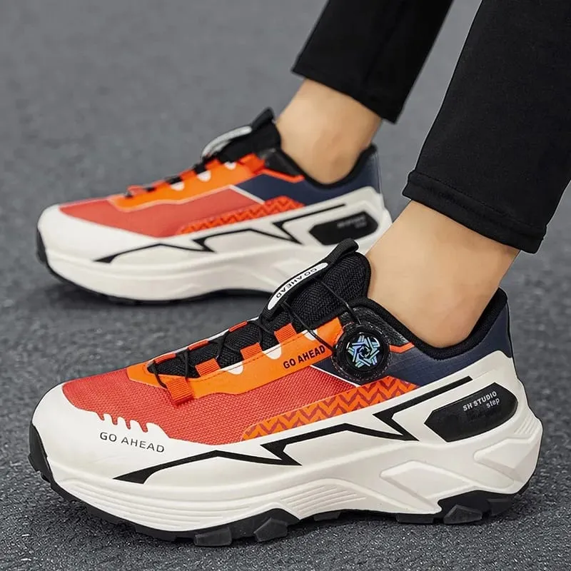 Mens Sneakers Casual Outdoor Anti Slip Shock-absorbing Versatile Off Road Hiking Shoes Kumportable Soft Sole Running Shoes Man